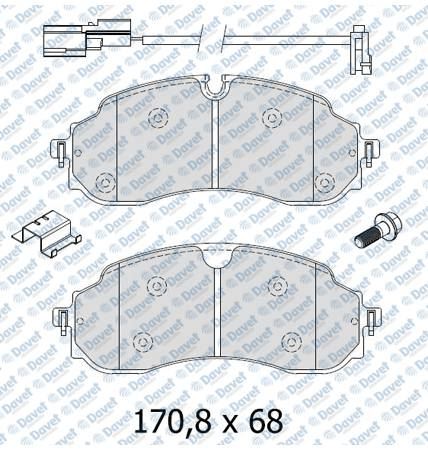 BESER 4492 Fren Balatasi On Wva 26728 Ford Transit Vi V363e 2022>